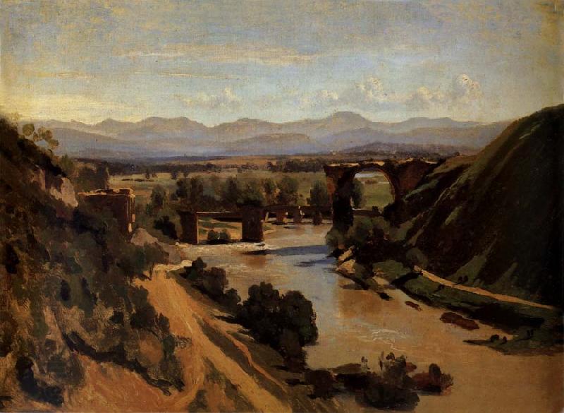 Corot Camille The bridge of Narnl China oil painting art